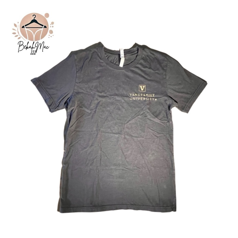 Vanderbilt University T-Shirt Size M Canvas/Bella + Canvas 100% Cotton
